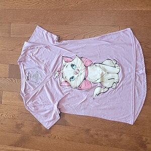 Disney lavender Marie tee small